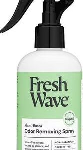 Petify 8-fl oz plant-based odor removing spray, green and white bottle with trigger nozzle